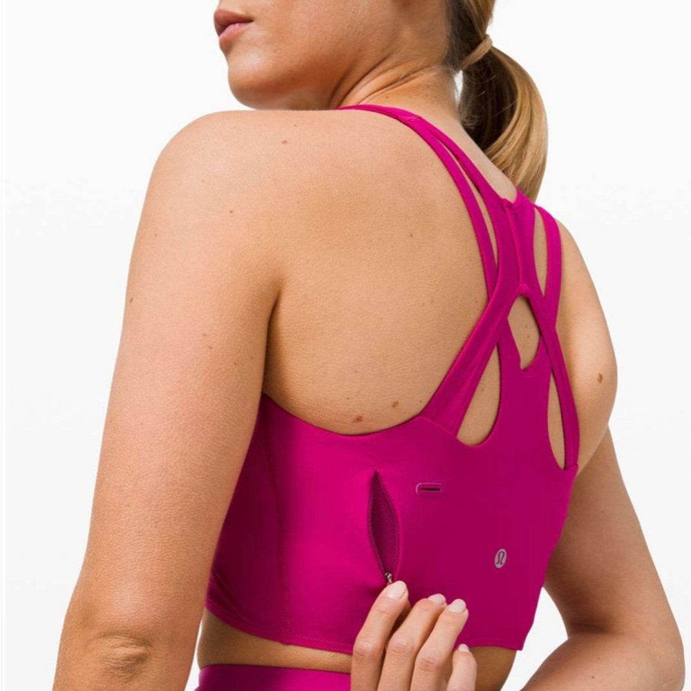 NWT Lululemon Stash It Bra Ripened Raspberry Size 8